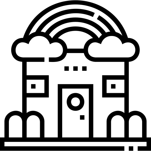 Kindergarten als Symbol für Kindergarten und Schule
